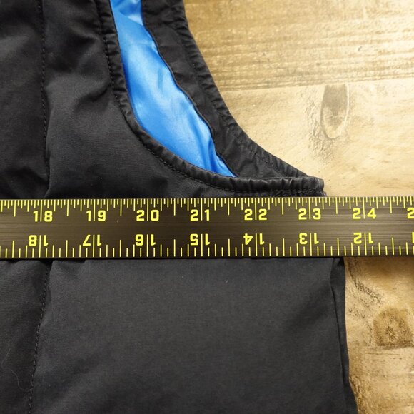 Eddie Bauer Yukon Down Vest Goose Down Fill Power 550 Men's Size Large Navy - Picture 7 of 10